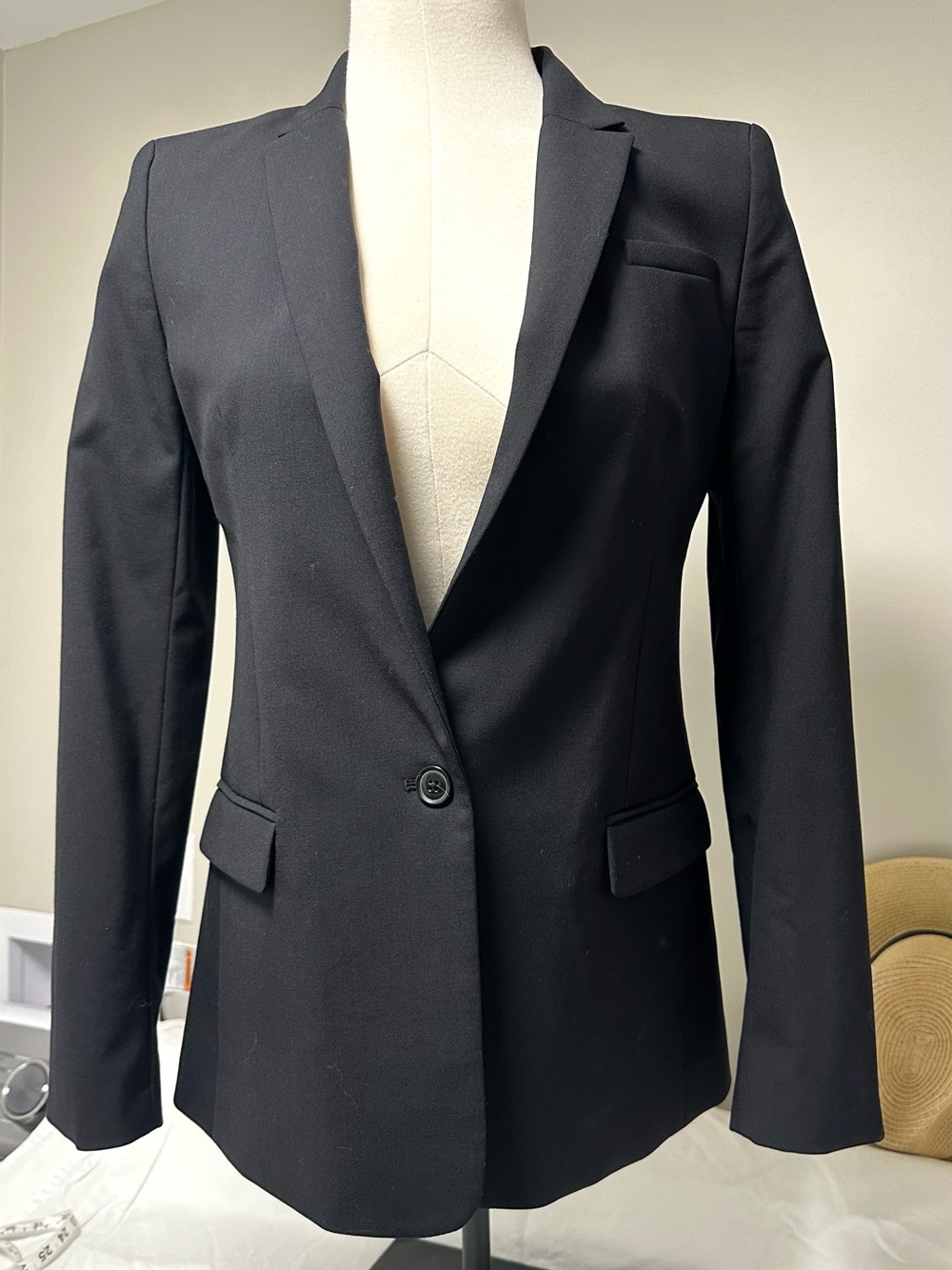 Banana Republic Black Women's Single-Button Blazer